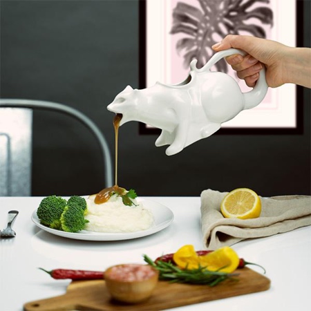 Puking Kitty Gravy Boat