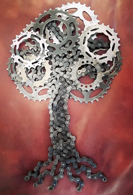 Bicycle Chain Art