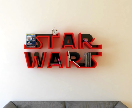 Star Wars Logo Shelf