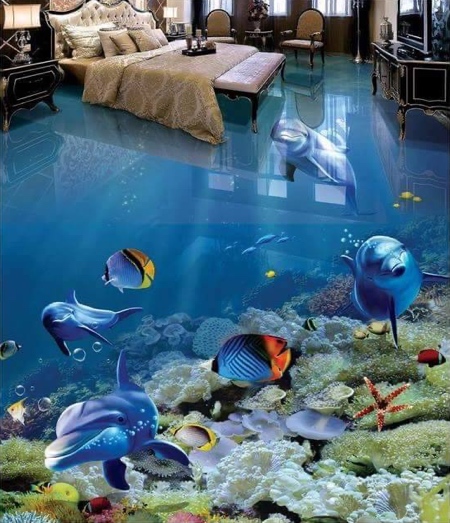 3D Glass Floor