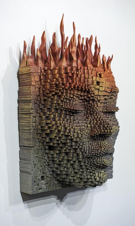 Gil Bruvel Wood Stick Face