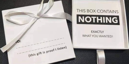 You Said You Wanted Nothing Gift Box – BellaCuttery