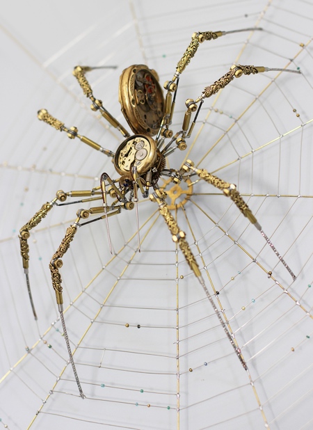 Steampunk Spider Sculpture