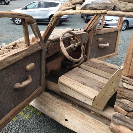 Driftwood VW Beetle Car