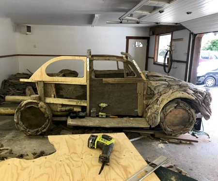 Driftwood VW Beetle