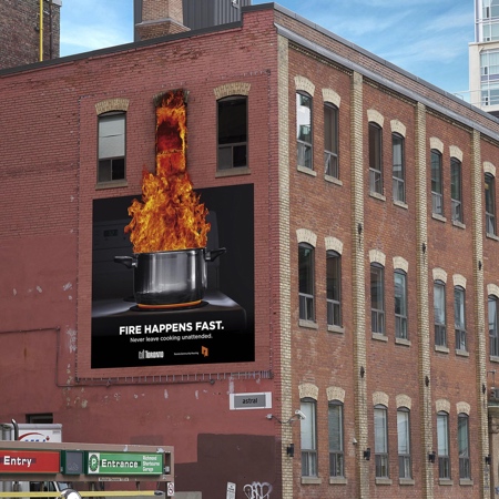 Building on Fire Billboard