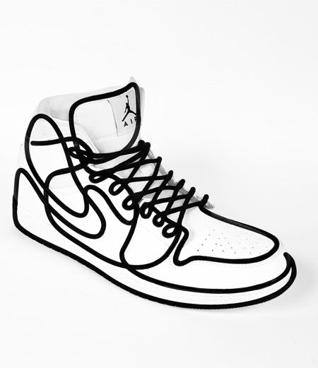 One Line Nike Shoes