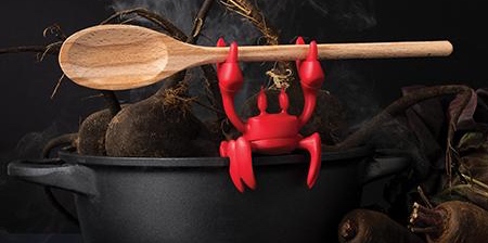 RED Crab Spoon Holder