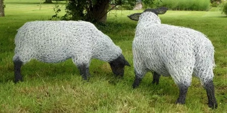 Wire Animals by Barry Sykes