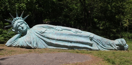 Reclining Statue of Liberty