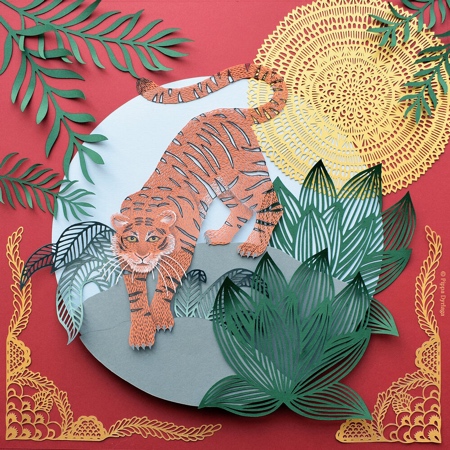 Hand Cut 3D Paper Art