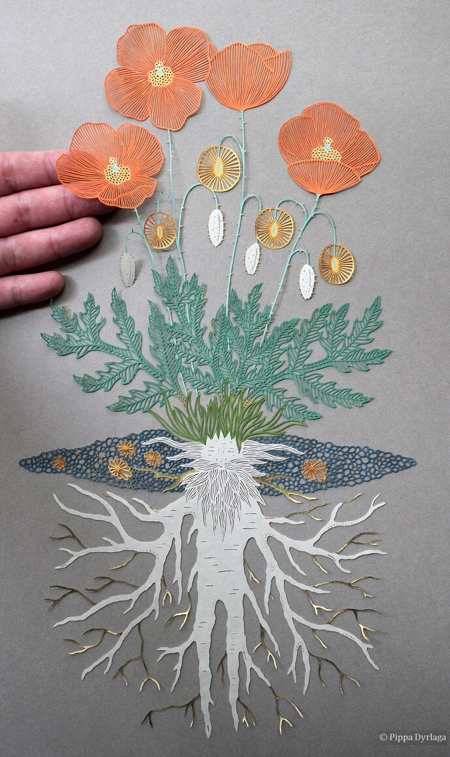 Hand Cut Paper Art