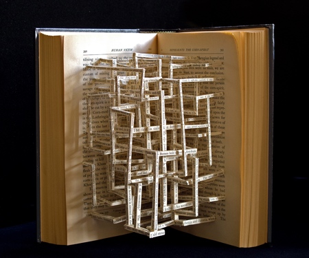 3D Book Sculptures