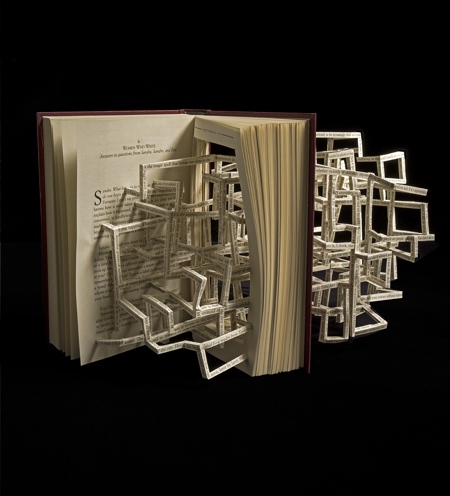 Stephen Doyle Book Sculptures