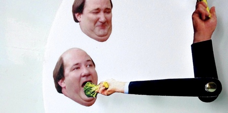 Kevin Eats Broccoli Clock