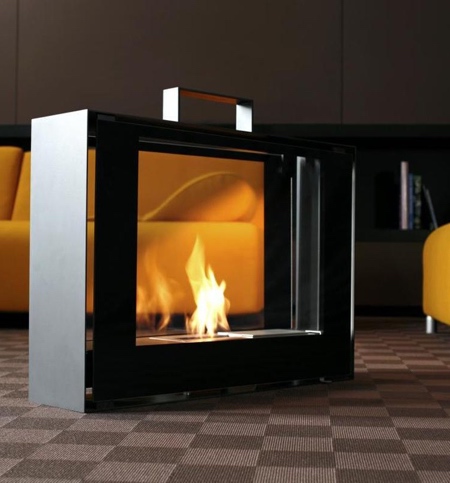 Suitcase Fireplace