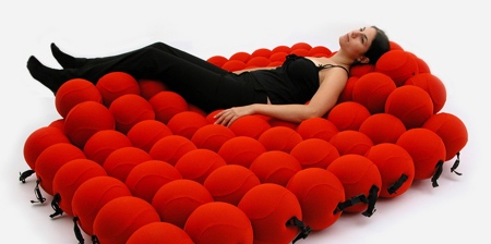 Bed Made of Balls