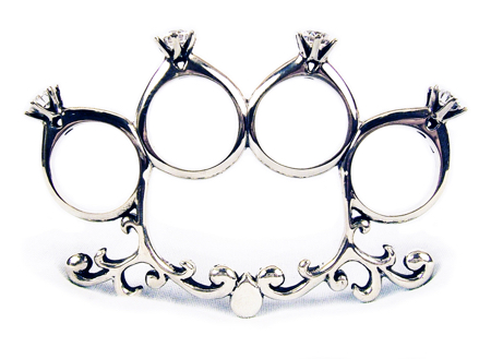 Engagement Ring Brass Knuckles