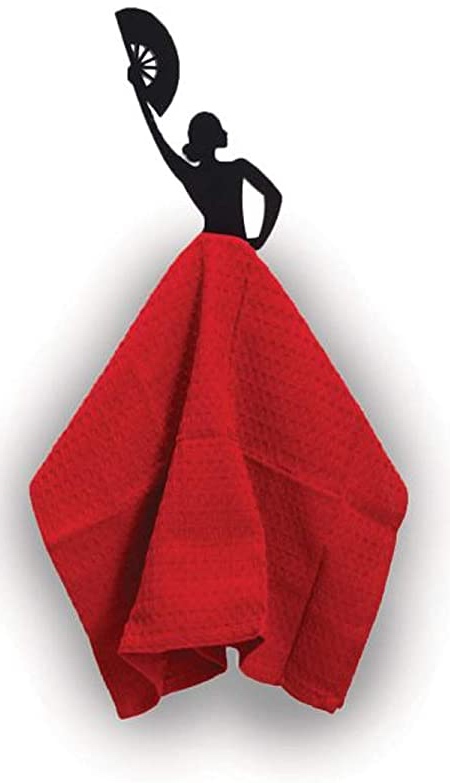 Flamenco Dancer Kitchen Towel Holder