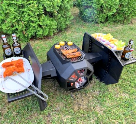 TIE Fighter Barbecue Grill