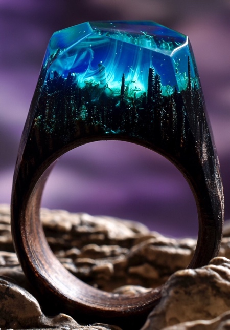 Secret Wood Ring