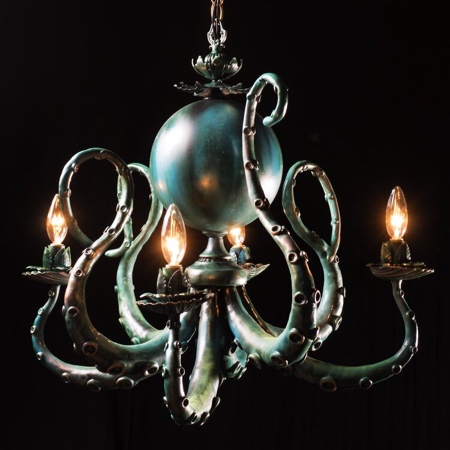 Octopus Shaped Chandeliers
