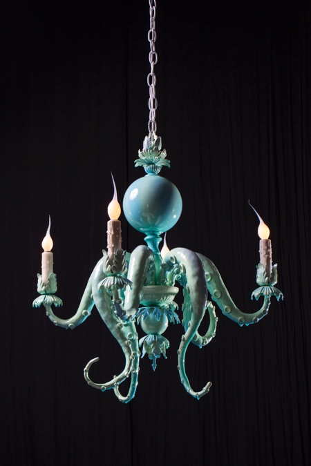 Adam Wallacavage Octopus Chandelier