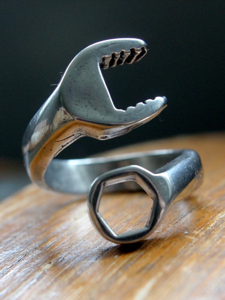 Wrench Mens Ring