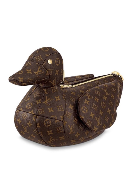 Louis Vuitton x Nigo Duck Bag Monogram Brown in Leather with Gold