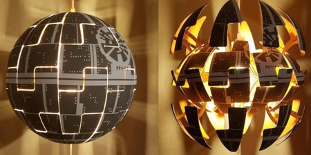 Exploding Death Star Lamp