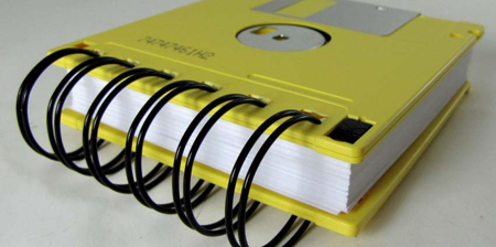 Floppy Disk Notebook