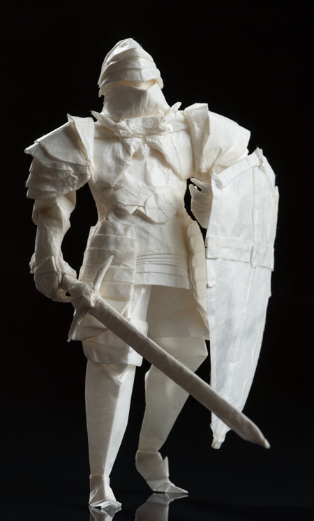 Knight Made out of Paper