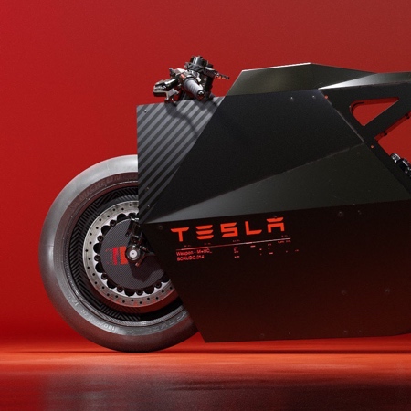 Tesla Electric Motorcycle