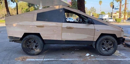 Plywood Cybertruck