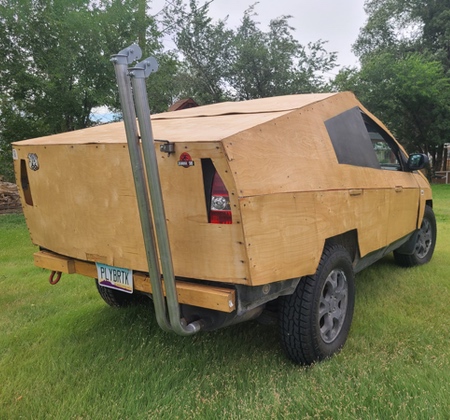 Wood Cybertruck