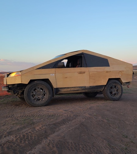 Wooden Tesla