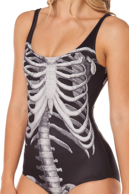 Human Ribs Swimsuit