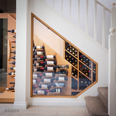 Under Stairs Wine Storage