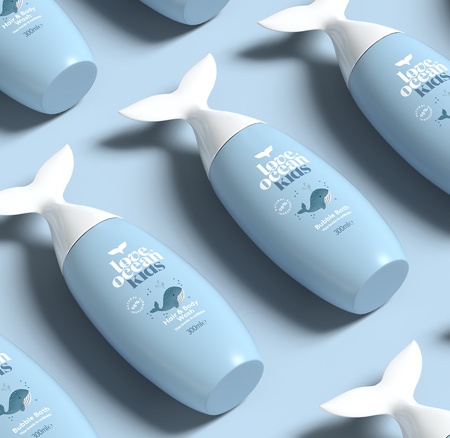 Whale Shampoo Bottle