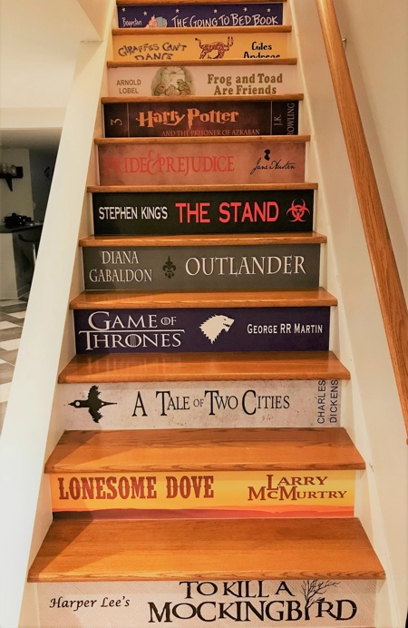 Book Staircase Stickers