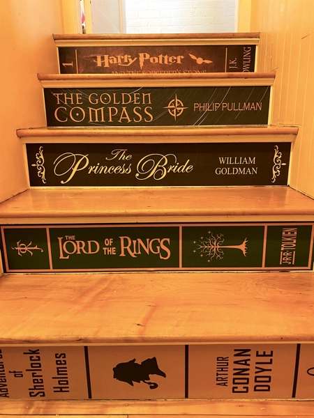 Book Stair Stickers