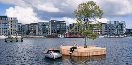 Floating Island Dock