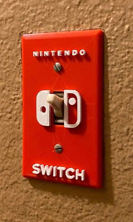 Nintendo Light Switch Cover