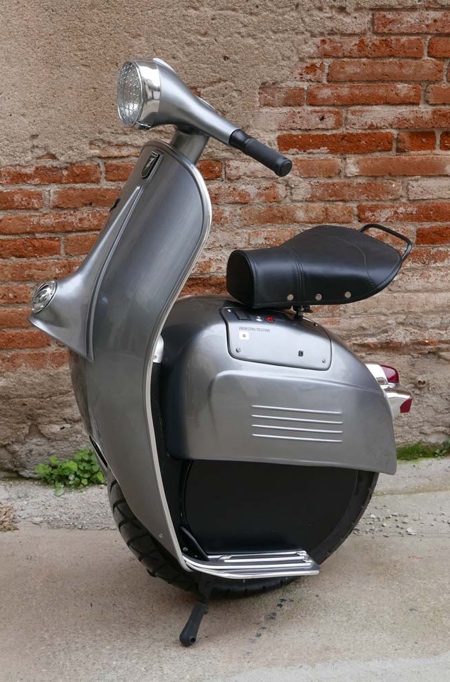 One Wheel Vespa