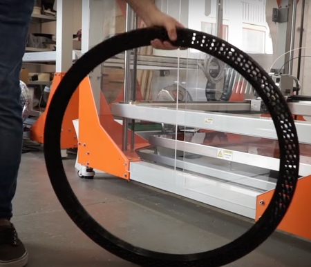 BigRep 3D Printed Bicycle Tires