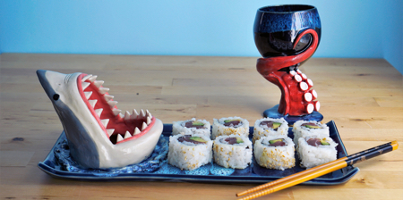 Shark Sushi Plate