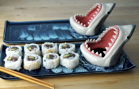 Great White Shark Sushi Plate