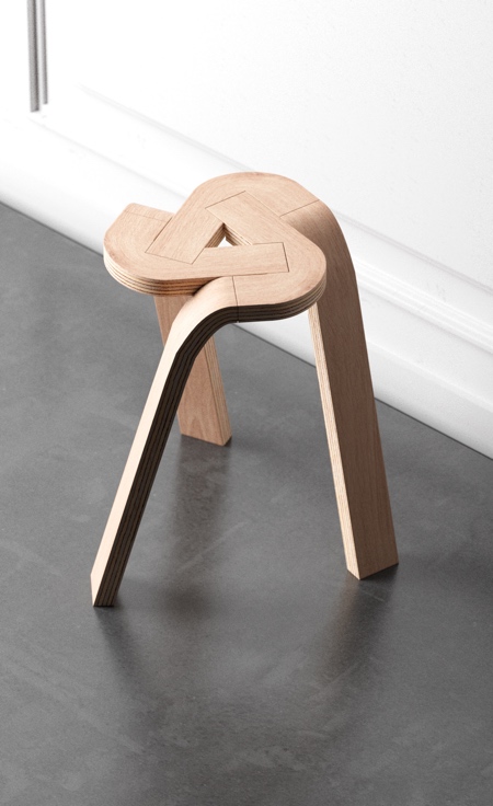 Interlocked Wood Chair