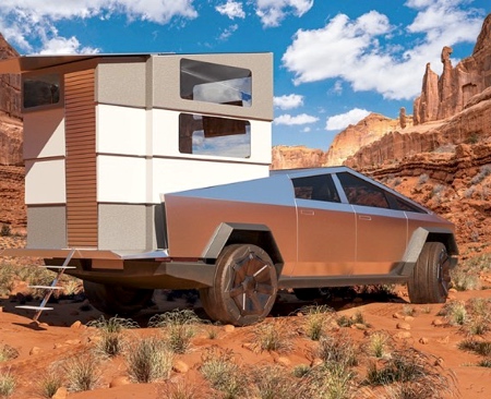 Tesla Pop-Up Camper