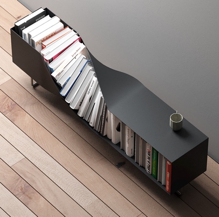 Twisted Bookshelf Coffee Table